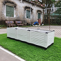 CHẬU GHÉP THÔNG MINH (150x50x39)Cm: Bền từ 8-10 năm, phù hợp mọi cây trồng và không gian, Module tùy biến kích thước, an toàn, trọng lượng nhẹ, kết cấu chắc chắn, có khay trữ và thoát nước.