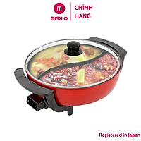 Nồi lẩu điện 2 ngăn Mishio MK112 5L - Hàng chính hãng