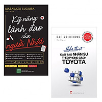 Combo Kỹ Năng Lãnh Đạo Của Người Nhật + Nghệ Thuật Đào Tạo Nhân Sự Theo Phong Cách Toyota
