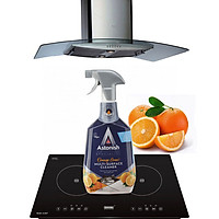Tẩy vệ sinh nhà bếp hương cam tẩy các bề mặt bếp gas từ hồng ngoại Astonish từ Anh Quốc C6790 750ml