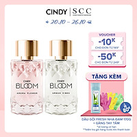 Combo Nước hoa cho nữ Cindy Bloom Aroma Flower ngọt ngào nữ tính + Urban Vibes tự tin cuốn hút 50ml/chai chính hãng