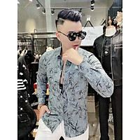 Áo Sơ Mi Nam lá tre thương hiệu Julido Store, mẫu mới ôm dáng kiểu hàn quốc 2021 J8585