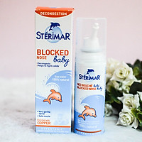 Bình xịt nước mũi biển Sterimar Hypertonic Baby 50ml