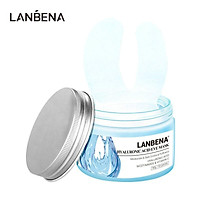 Hộp 50 Mặt Nạ Mắt Lanbena Hyaluronic Acid Nâng Cơ Làm Săn Chắc Da Xóa Mờ Quầng Thâm/Bọng Mắt