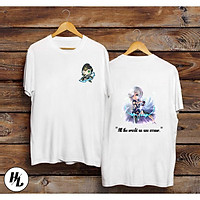 Áo Thun Nam Liên Minh in hình Chibi ASHE , áo chất, đi đêm, đi phượt, bão bao ngầu, nhìn đã mắt, thích hợp đi đánh giải, đánh game cùng nhóm, bạn bè