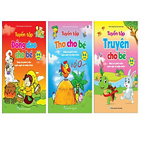 Combo 3 cuốn Truyện thơ cho bé tập nói + Tuyển tập Thơ ca, truyện kể câu đố cho trẻ mầm non