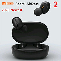 Original Xiaomi Redmi Airdots 2 TWS Earphone Wireless bluetooth 5.0 Earbuds Stereo Noise Reduction Mic Voice Control Sport Headphone + Auto Charging Box