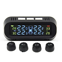 Cảm Biến Áp Suất Lốp Ô Tô Xe Hơi Car365 Chính Hãng Van Ngoài, Màn LCD Gắn Kính Lái Tiện Lợi - Car28