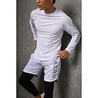 Áo Tập Gym Nam Dài Tay Thun Lạnh Co Giãn 4C Thấm Hút Mồ Hôi