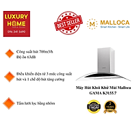 Máy Hút Khói Khử Mùi Áp Tường Malloca GAMA K3155.7 - Hàng Chính Hãng