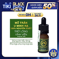 MỠ TRĂN NGĂN NGỪA LÔNG U MINH HẠ nguyên chất cho Chân Tay Nách Mép Bikini Vùng kín Ngực Bụng Toàn thân Body tại nhà hiệu quả an toàn tiết kiệm