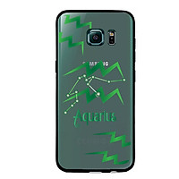 Ốp lưng cho điện thoại Samsung Galaxy S6 Edge viền TPU cho cung Bảo Bình - Aquarius