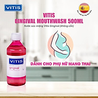 Nước súc miệng dành cho nướu nhạy cảm Vitis Gingival 500ml