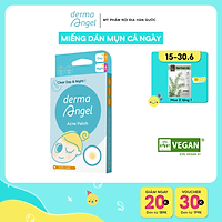 Miếng dán mụn DERMA ANGEL dùng cho cả ngày (12 miếng ngày + 6 miếng đêm)