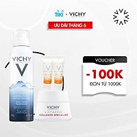 Bộ sản phẩm cấp ẩm và bảo vệ da dành cho ban ngày Vichy Mineralizing Water