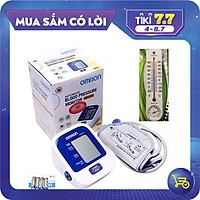 Máy đo huyết áp bắp tay OMRON HEM-8712 Tặng nhiệt ẩm kế cột cỡ đại Tanaka