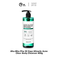 Sữa tắm giảm mụn lưng làm sạch da Some by mi aha-bha-pha 30 days miracle acne clear body cleanser 400g