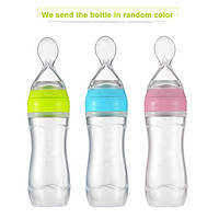 bình ăn dặm dành cho em bé 120ml làm bằng chất liệu PP không chứa BPA , silicon chống rò rỉ an toàn