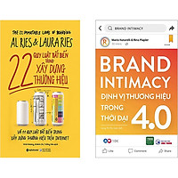 Combo 2 Cuốn Sách: 22 Quy Luật Bất Biến Trong Xây Dựng Thương Hiệu + Định Vị Thương Hiệu Trong Thời Đại 4.0