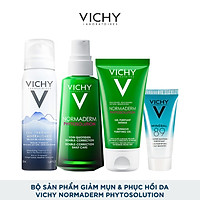 Bộ sản phẩm giảm mụn & phục hồi da Vichy Normaderm Phytosolution
