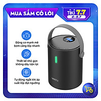 Ống bơm hơi điện tử mini YANTU A05 không dây dành cho ô tô xe máy xe đạp Hàng chính hãng