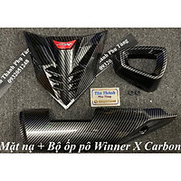Combo Mặt nạ+ Bộ Ốp Pô dành cho Winner X Carbon