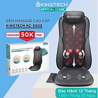 Đệm, Ghế Massage Cao Cấp KingTech - Máy Mát Xa Lưng Chế Độ 3D Chuyên Sâu, Kết Hợp Tính Năng Nhiệt Hồng Ngoại - Hàng Chính Hãng