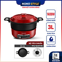 Nồi Điện Đa Năng MORPHY RICHARDS MR9089 (1400W - 3L) - Hàng Chính Hãng