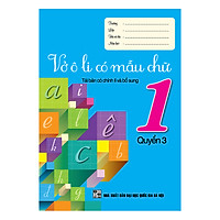 Vở Ô Li Có Mẫu Chữ 1 Quyển 3