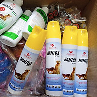 Xịt bọ chét, ve rận, ghẻ cho chó mèo Hantox 300ml