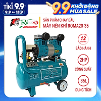 Máy Nén Khí Không Dầu Romano ROMA20-35 (Bình 35L, 2HP)