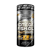 MuscleTech Omega 3 Fish Oil Supplement, Delivers 350mg Omega 3 fatty Acids, 180mg Epa & 120mg Dha, No Aftertaste, 100 Servings (100 Pills)