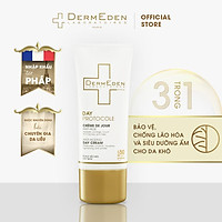 Kem dưỡng da ban ngày da khô DERMEDEN 3 trong 1 chống nắng,giảm nám tàn nhang, dưỡng ẩm SPF50 PA ++++ 50ml