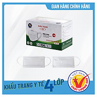 Khẩu trang y tế kháng khuẩn 4 lớp Asia Medic - Đạt chuẩn Hàng Việt Nam Chất Lượng Cao, Ngăn ngừa dịch bệnh, khói bụi, che nắng