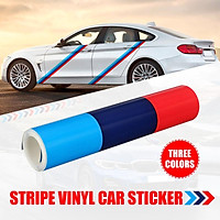 60'' M color stripes Rally side hood Racing Motorsport decal sticker for BMW N
