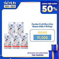 Combo 5 Lột Mụn Cám Mayan (Hộp 4 Miếng)