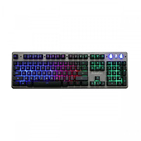 Bàn phím giả cơ chuyên game Bosston R600 - Led đa màu (đen)