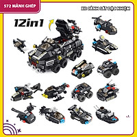 Đồ chơi lắp ráp xe cảnh sát đặc nhiệm - S.W.A.T Police 12 in 1 AB 633010 - Đồ chơi trí tuệ 572 mảnh ghép