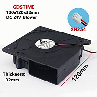 1pcs Gdstime Dual Ball Bearing 11x31mm 14V Big Airflow Turbo Brushless DC Blower Fan 11mm x 31mm 1131B Large Cooling Fan