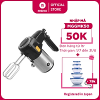 Máy đánh trứng Mishio MK215 300W - 5 tốc độ, đi kèm que đánh bột và đánh trứng - Hàng chính hãng