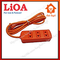 Ổ Cắm Điện LiOA 3 Ổ Công Suất Lớn Chịu Tải 3 Nồi Lẩu S3TC 3m