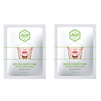 Combo 2 mặt nạ Avif biocell dưỡng ẩm da chuyên sâu - Avif biocell hydrating face mask