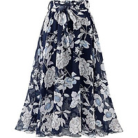 Chân váy voan mềm tung bay phong cách Vintage Châu Âu VAY66 free size