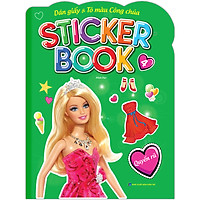 Sticker Book - Giấy Dán & Tô Màu Công Chúa 4 - Quyến Rũ (Tặng Kèm 4 Trang Sticker Dán Hình)