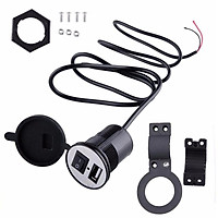 ️ Bộ sạc điện thoại gắn trên Mô tô, xe máy, xe đạp điện 1.5A 206668