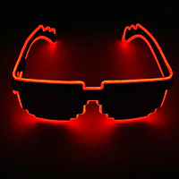 LED Glasses 10 Colors Optional Light Up El Wire Neon Rave Glasses Twinkle Glowing Party Club Holiday Bar Decorative