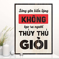 Tranh phòng họp TBIG109: Sóng yên biển lặng không tạo ra người thủy thủ giỏi