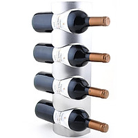 3-Bottle Holder Stainless Wine Rack Stackable Storage Beer Display Shelf Home