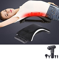 Khung Nắn Chỉnh Cột Sống Cổ, Lưng Nhiệt Hồng Ngoại - Nhiều Chế Độ Nhiệt Và Hẹn Giờ - Tặng Máy Massage 4 Đầu Hàng Cao Cấp