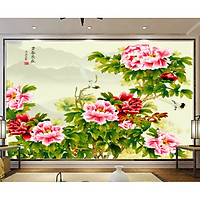 Tranh treo tường Hoa Mẫu Đơn 060
